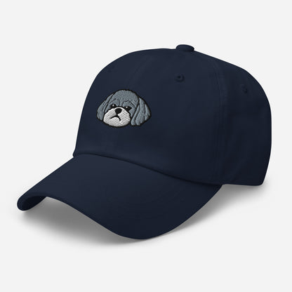 Shih Poo Embroidered Hat