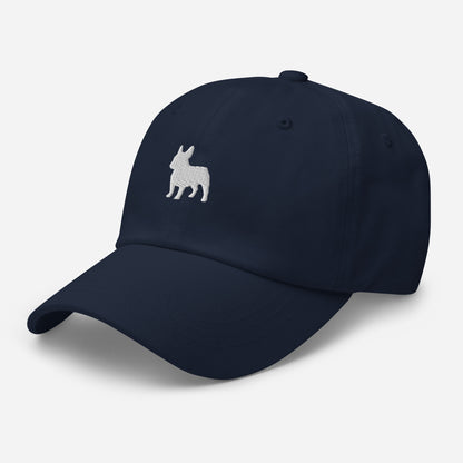 French Bulldog Small Silhouette Embroidered Hat