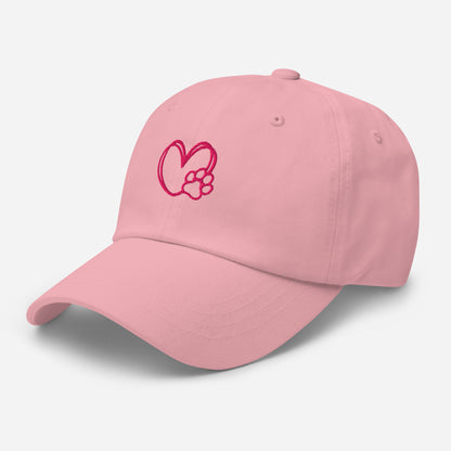 Heart & Paw Embroidered Hat