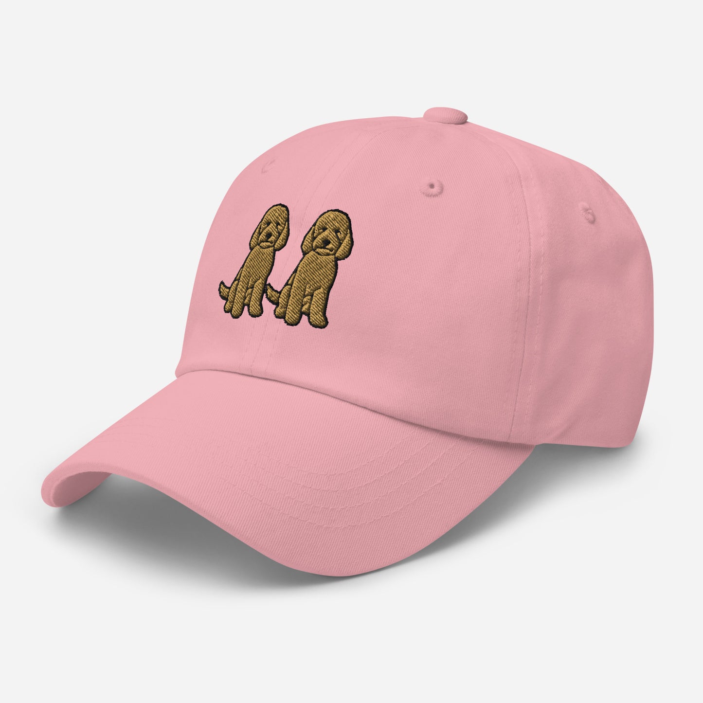 Two Goldendoodles Embroidered Hat