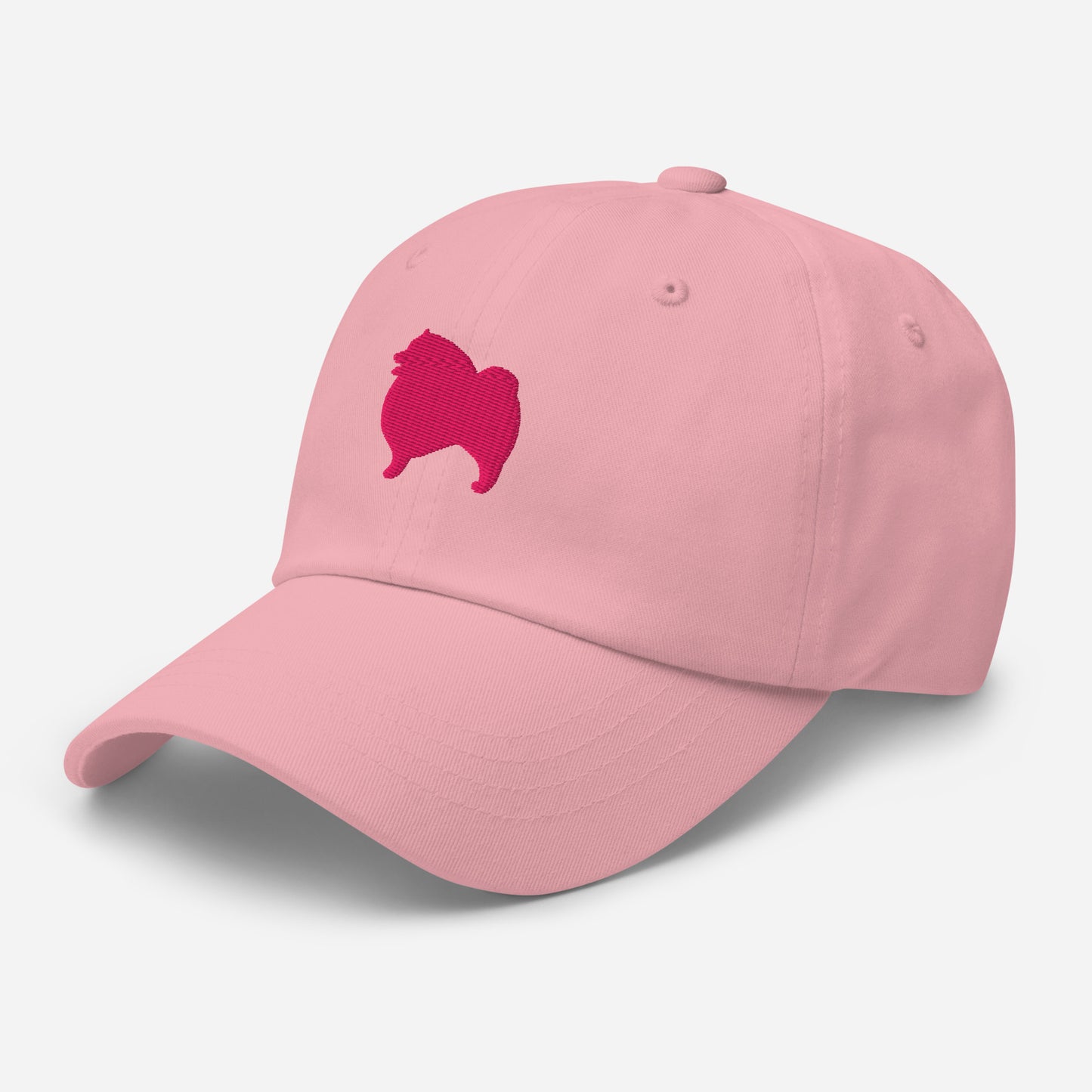 Keeshond Silhouette Embroidered Hat