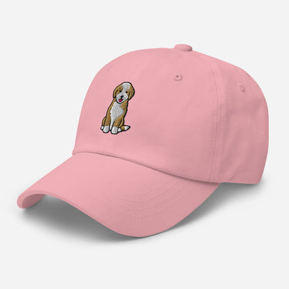 Bernedoodle (Red/Apricot & White) Embroidered Hat