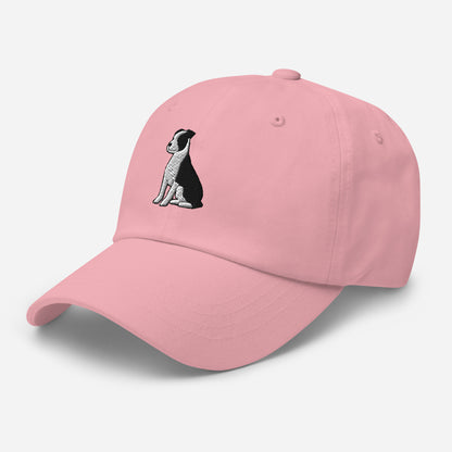American Staffordshire Terrier (Black & White) Embroidered Hat