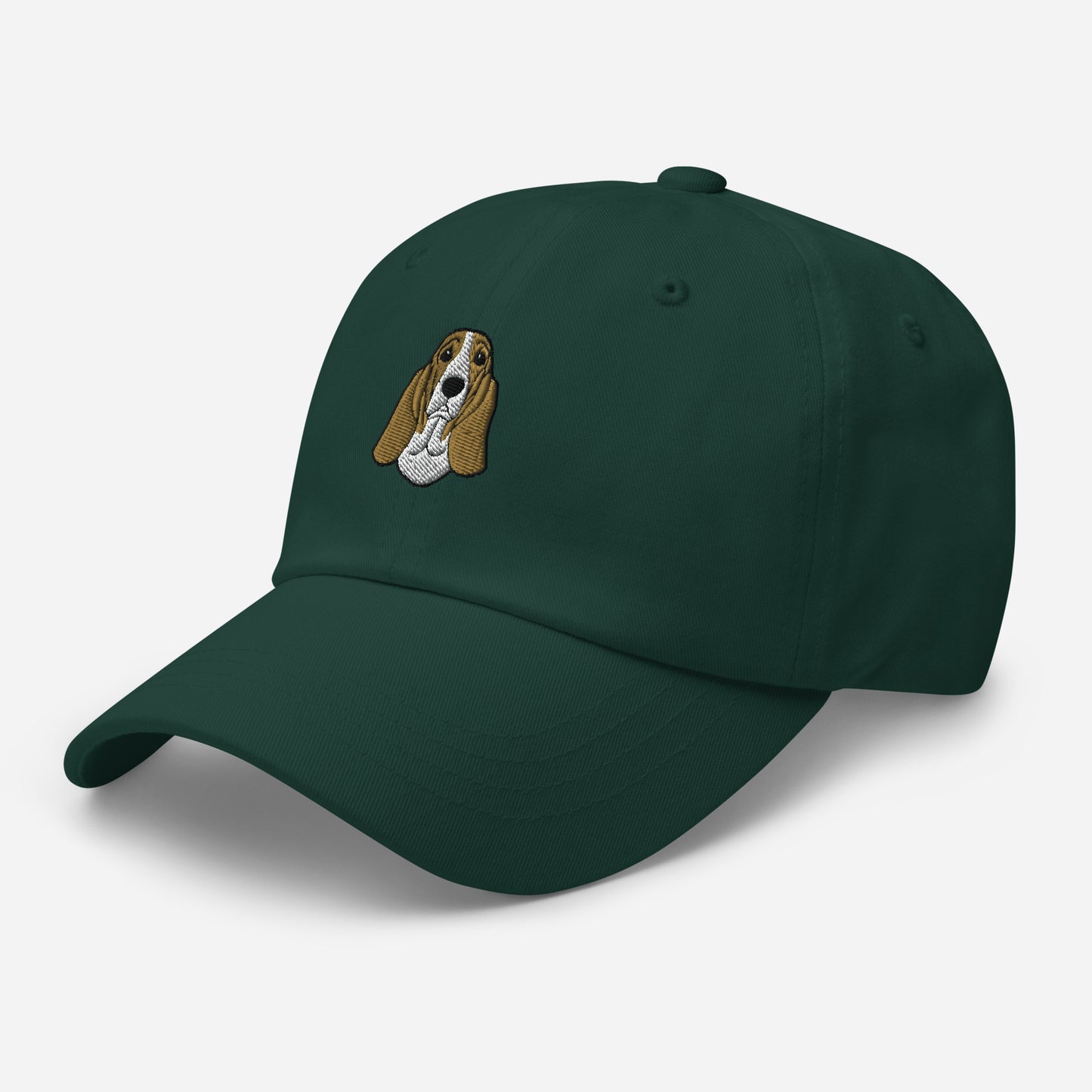 Basset Hound Head Embroidered Hat