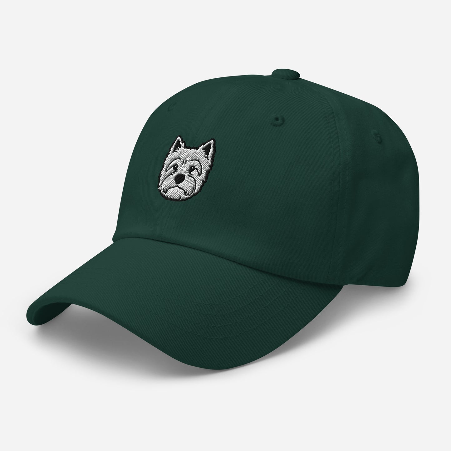 Westie Head Embroidered Hat