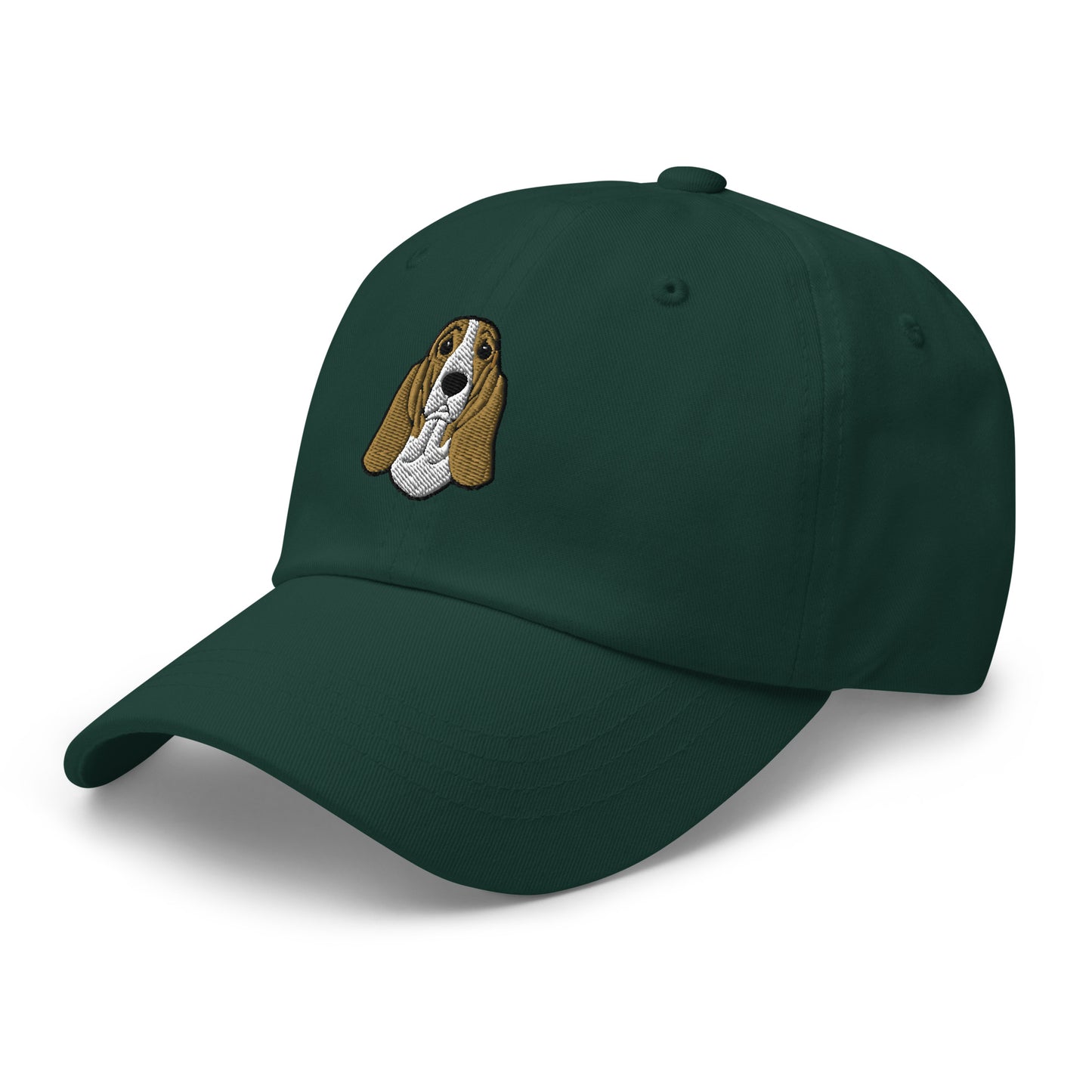 Basset Hound Head Embroidered Hat