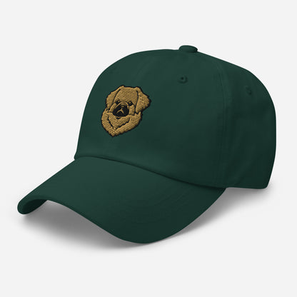 Tibetan Spaniel Head Embroidered Hat