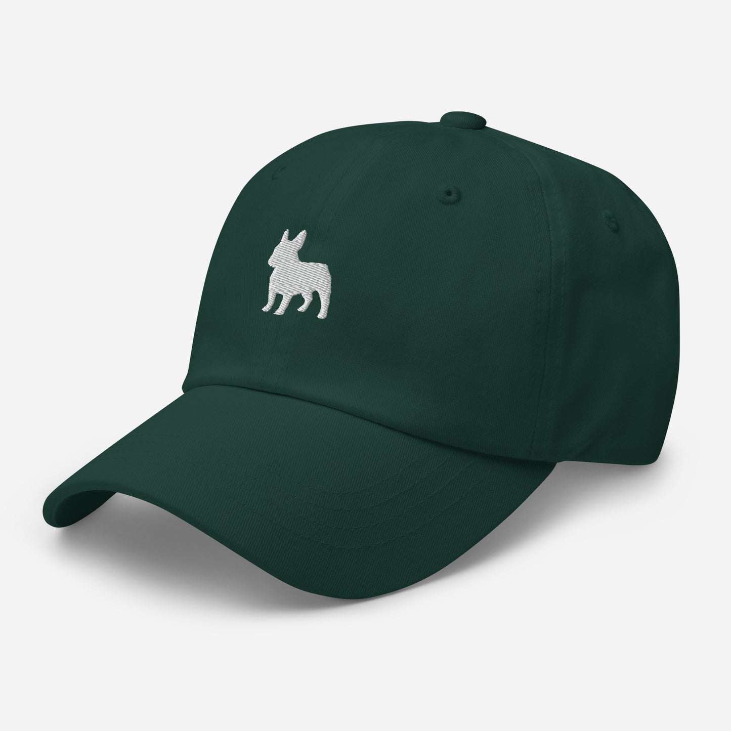French Bulldog Small Silhouette Embroidered Hat