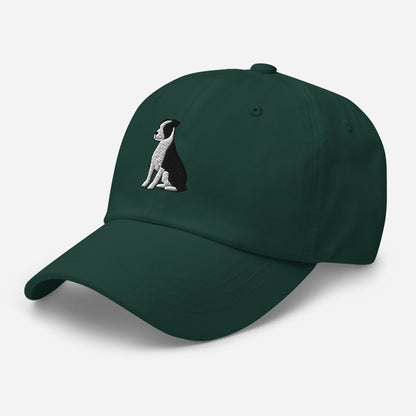 American Staffordshire Terrier (Black & White) Embroidered Hat