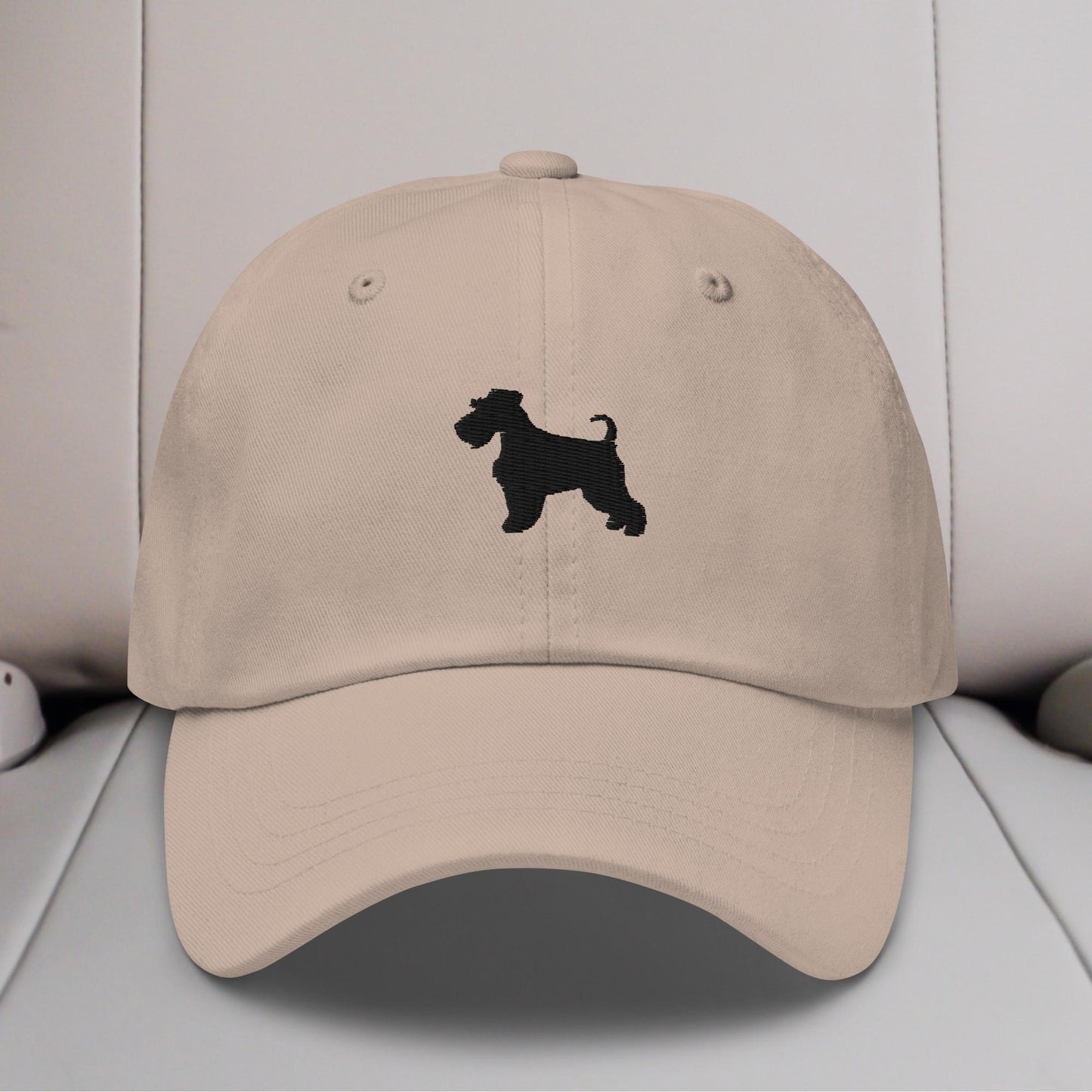 Black Schnauzer Embroidered Hat