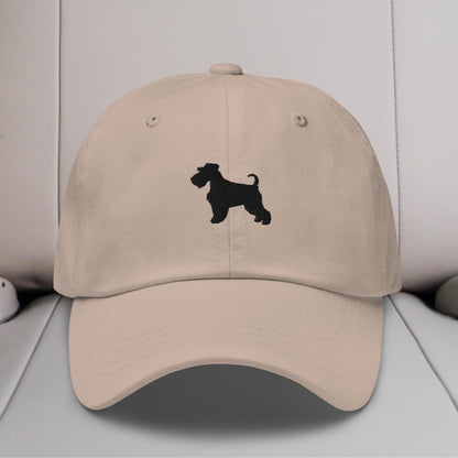 Black Schnauzer Embroidered Hat