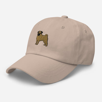 Pug Embroidered Hat