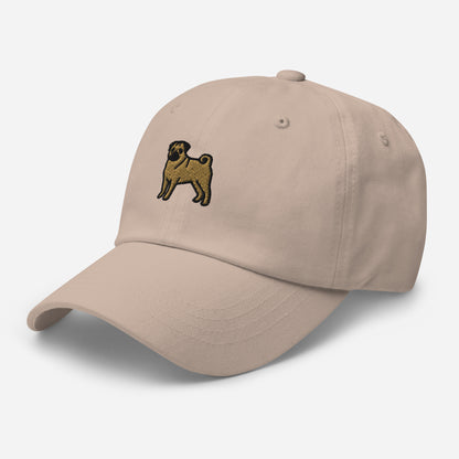 Pug Embroidered Hat