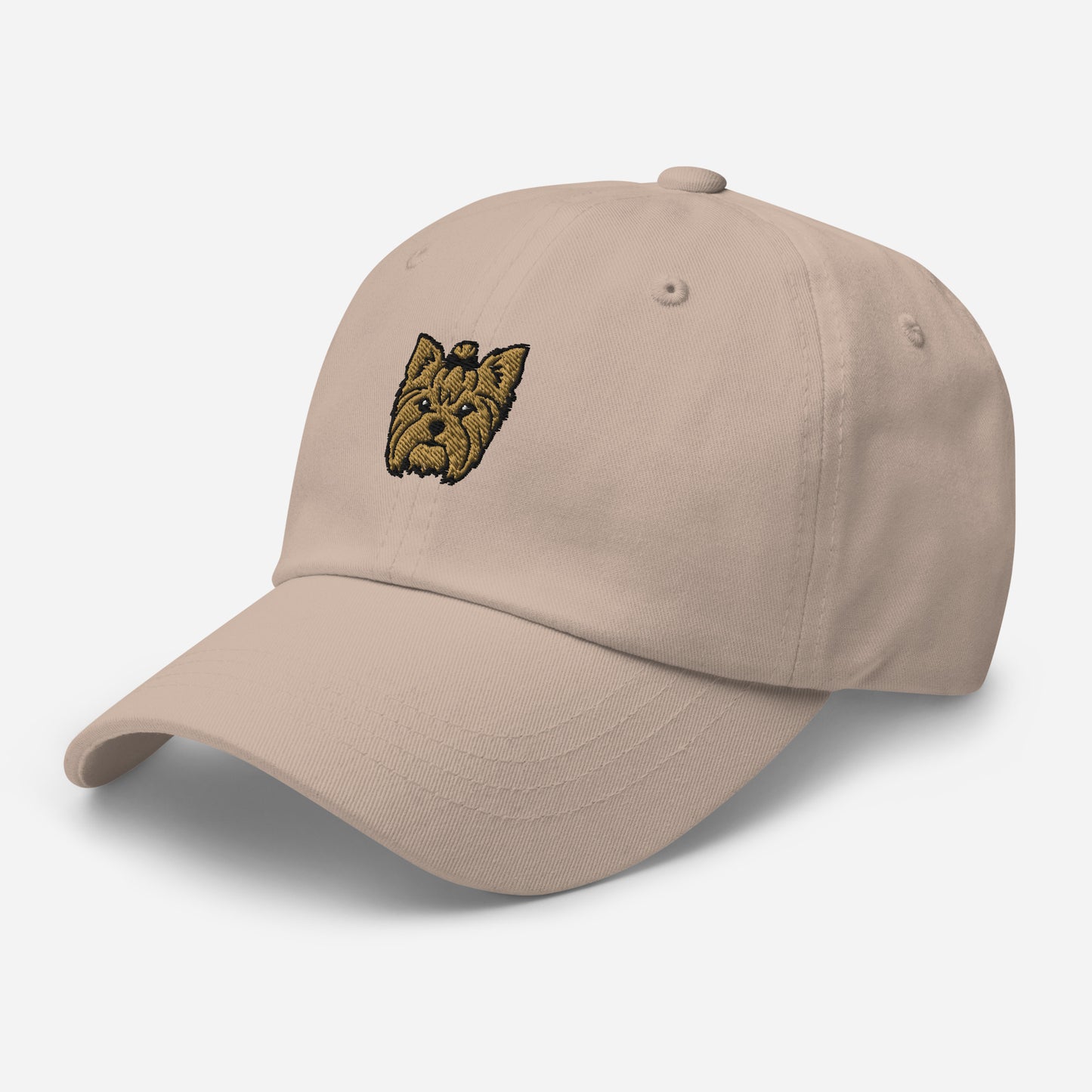 Yorkie Head Embroidered Hat