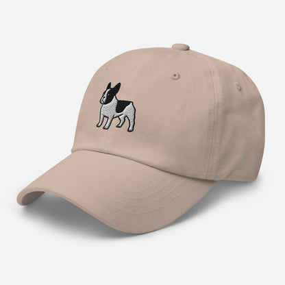 French Bulldog (Pied) Embroidered Hat