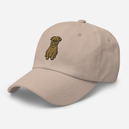 Brussels Griffon Embroidered Hat