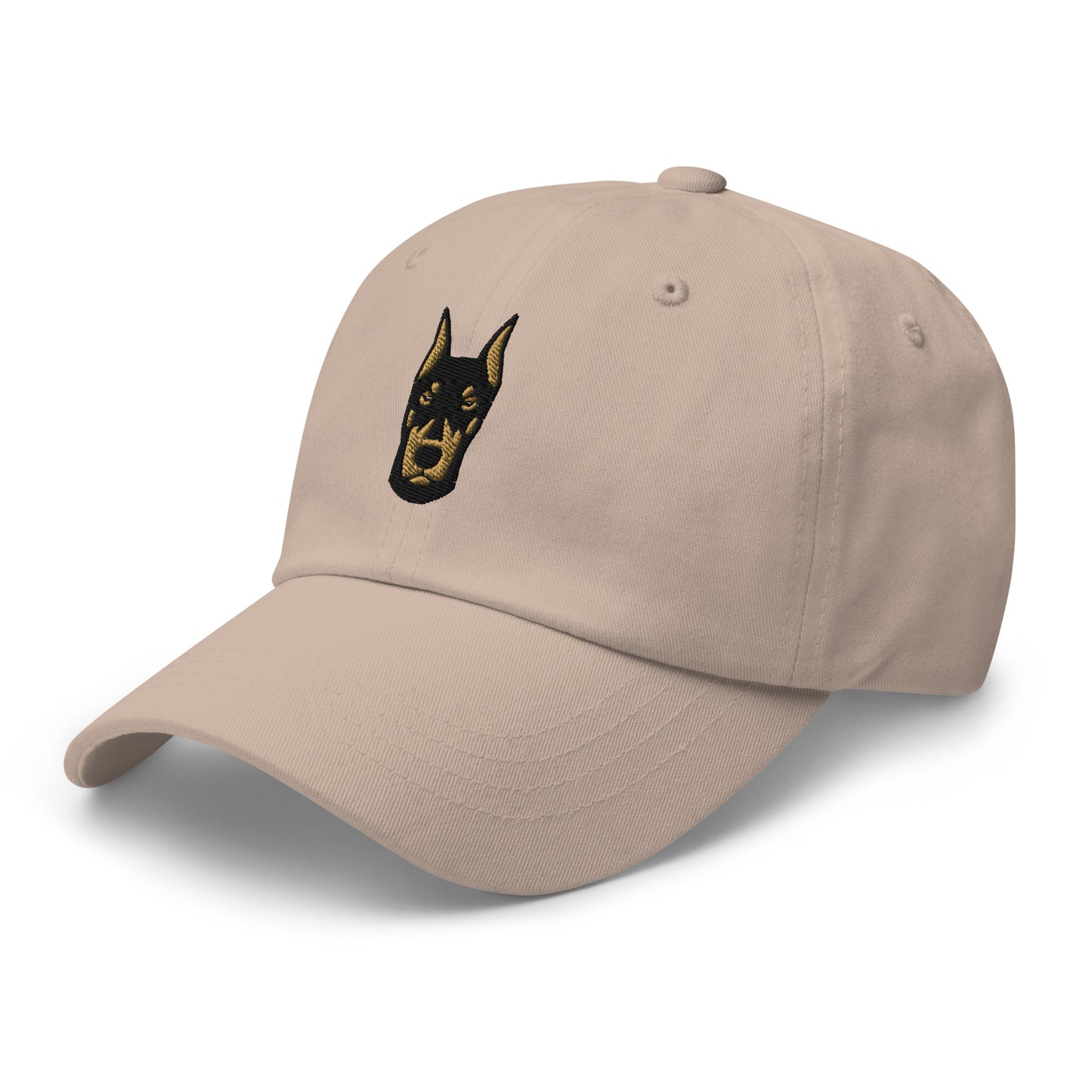 Doberman Head (Cropped) Embroidered Hat