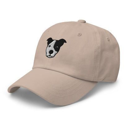 Pittie Head (Black Eye Patch) Embroidered Hat