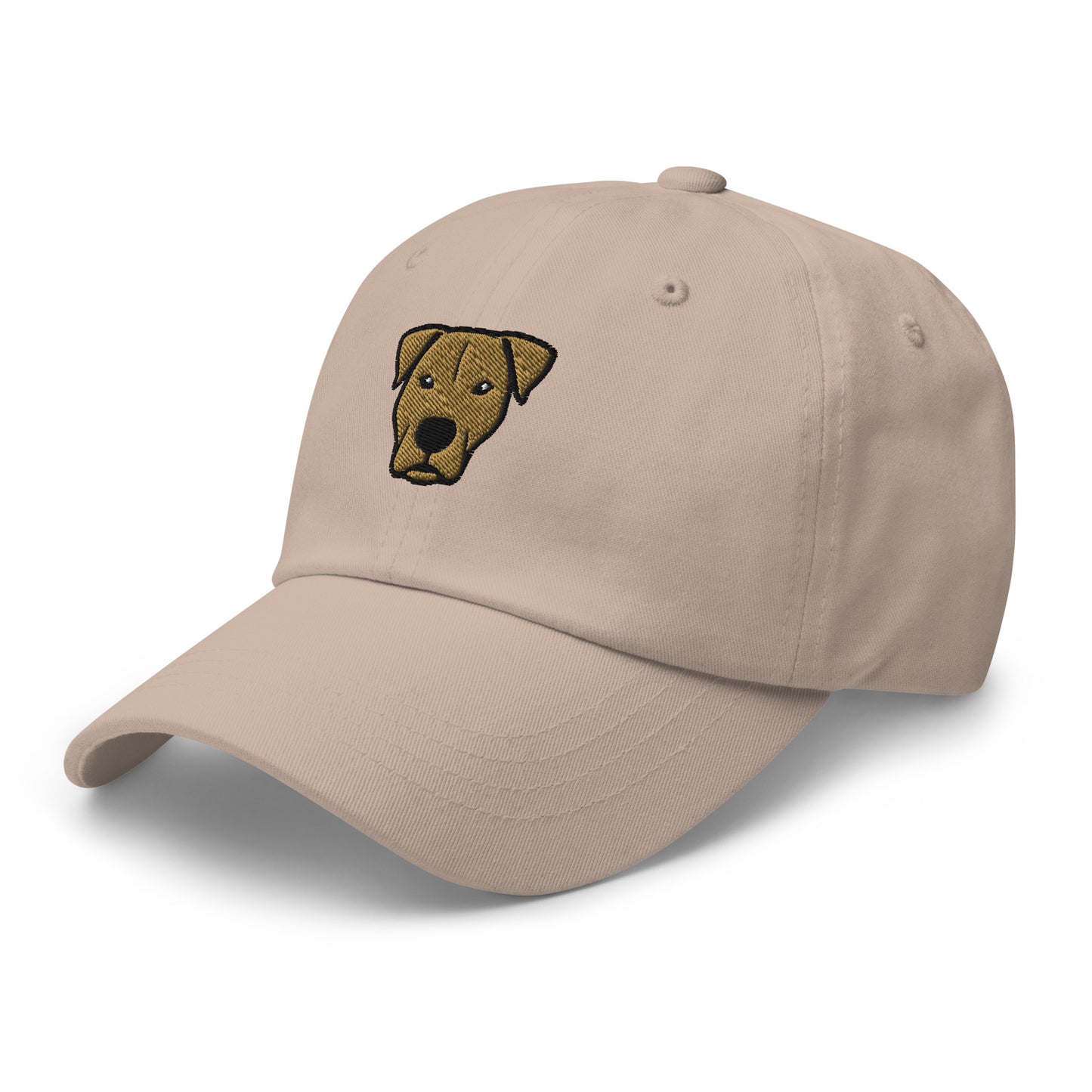 Pittie Head (Tan) Embroidered Hat