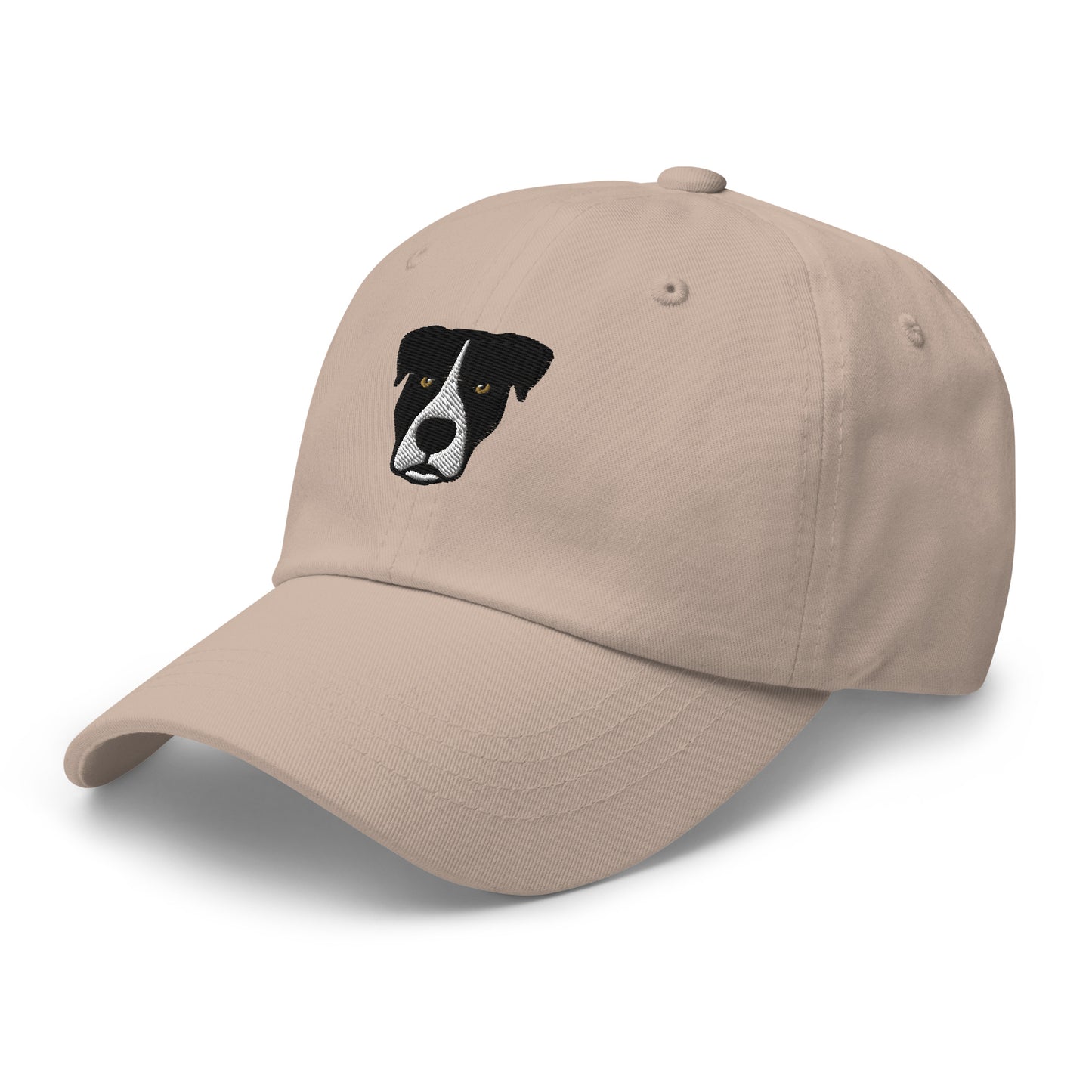 Pittie Head (Black & White) Embroidered Hat