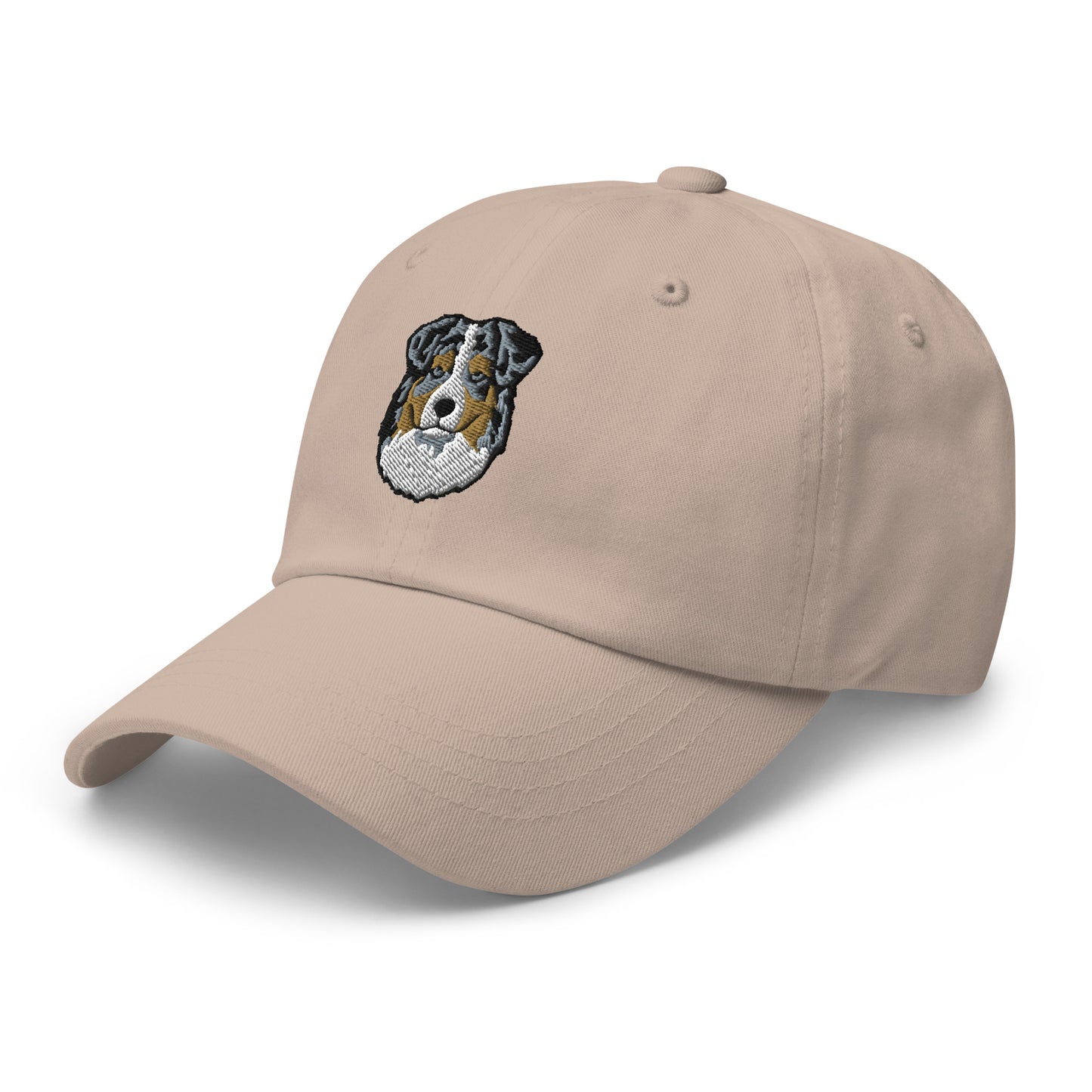 Australian Shepherd Head (Blue Merle) Embroidered Hat