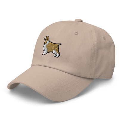 English Springer Spaniel (Liver & White) Embroidered Hat