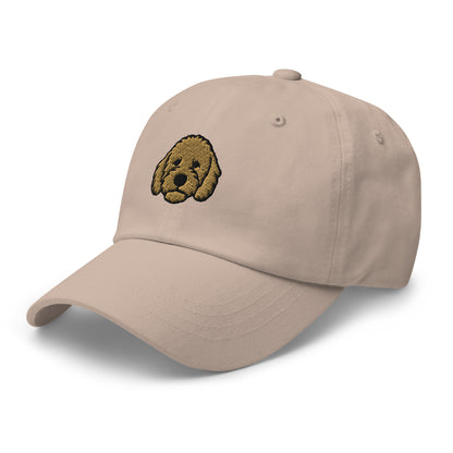 Goldendoodle Head Embroidered Hat