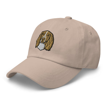 English Cocker Spaniel Head (Working) Embroidered Hat