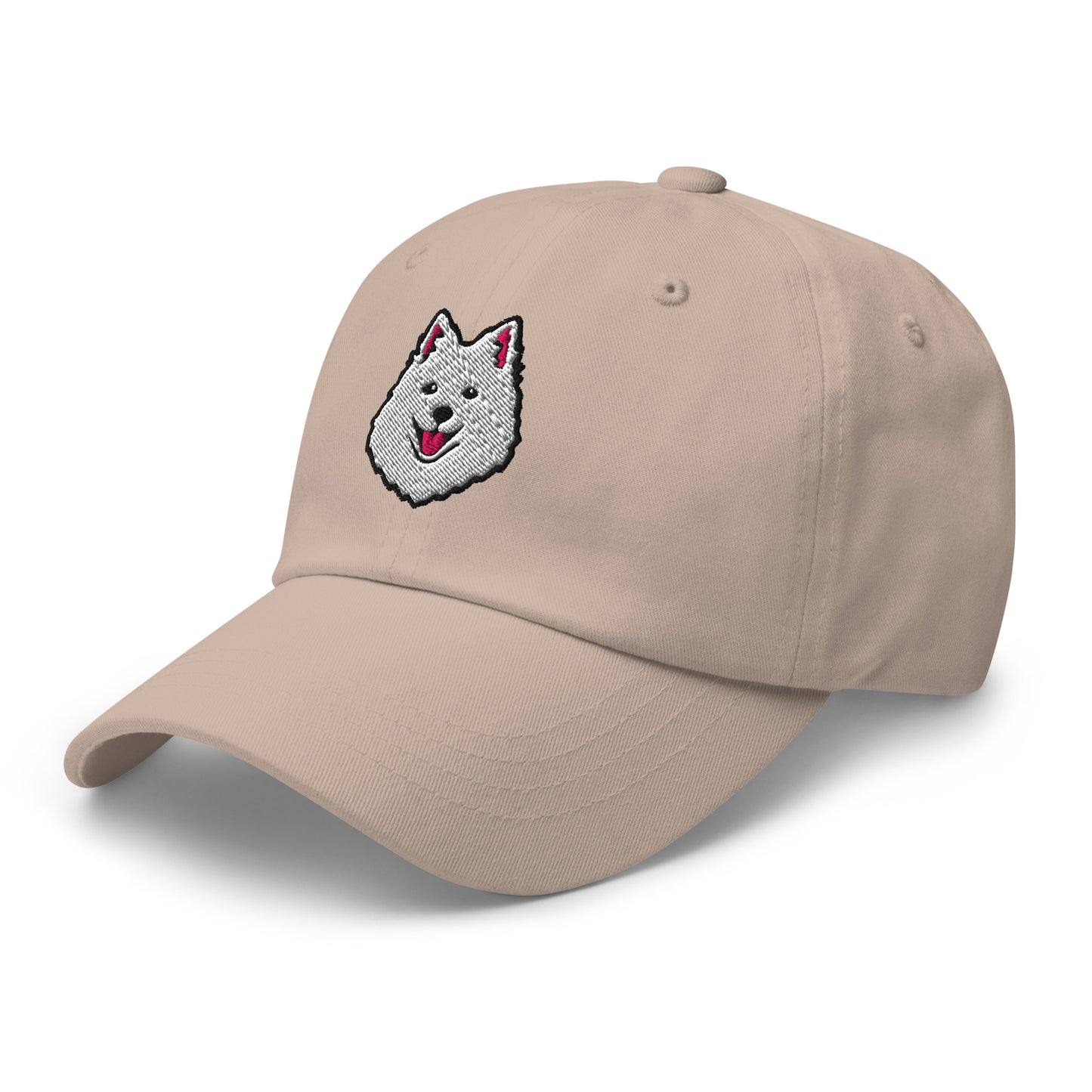Japanese Spitz Embroidered Hat