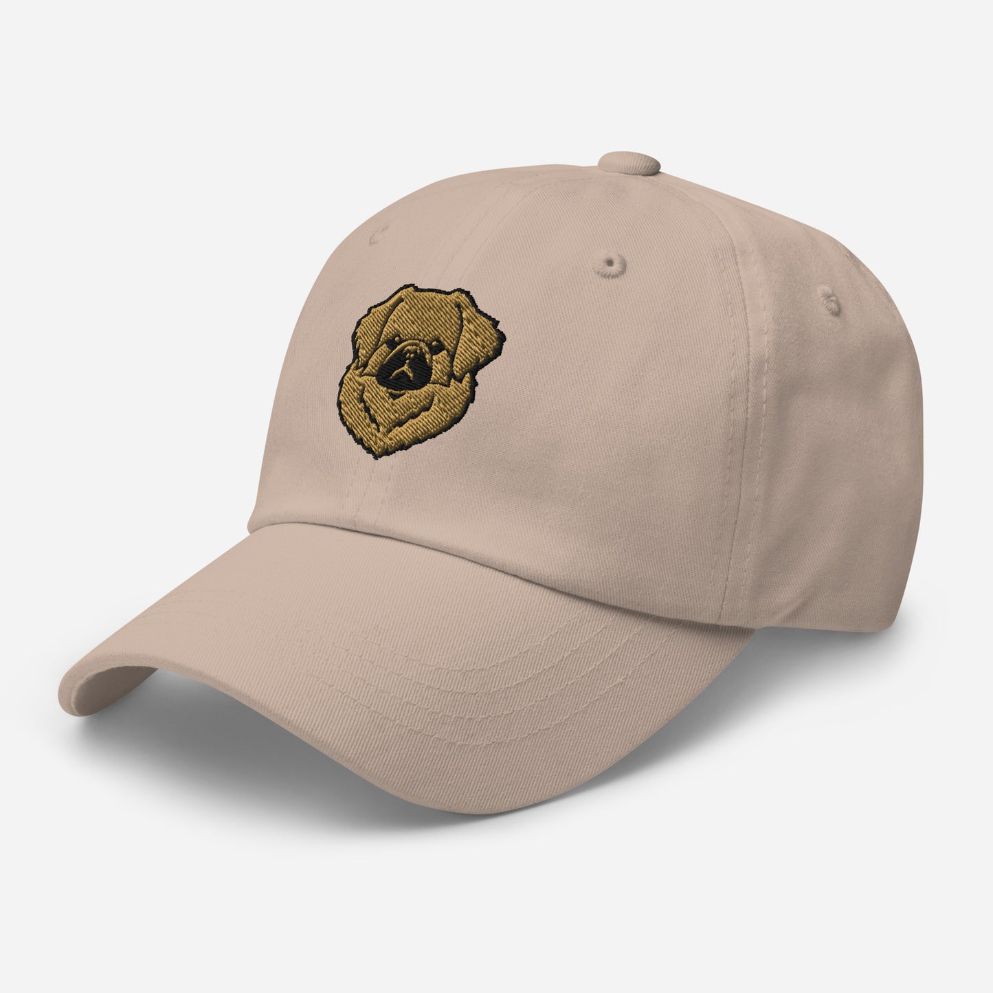 Tibetan Spaniel Head Embroidered Hat