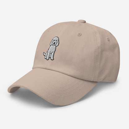 Goldendoodle (White) Embroidered Hat