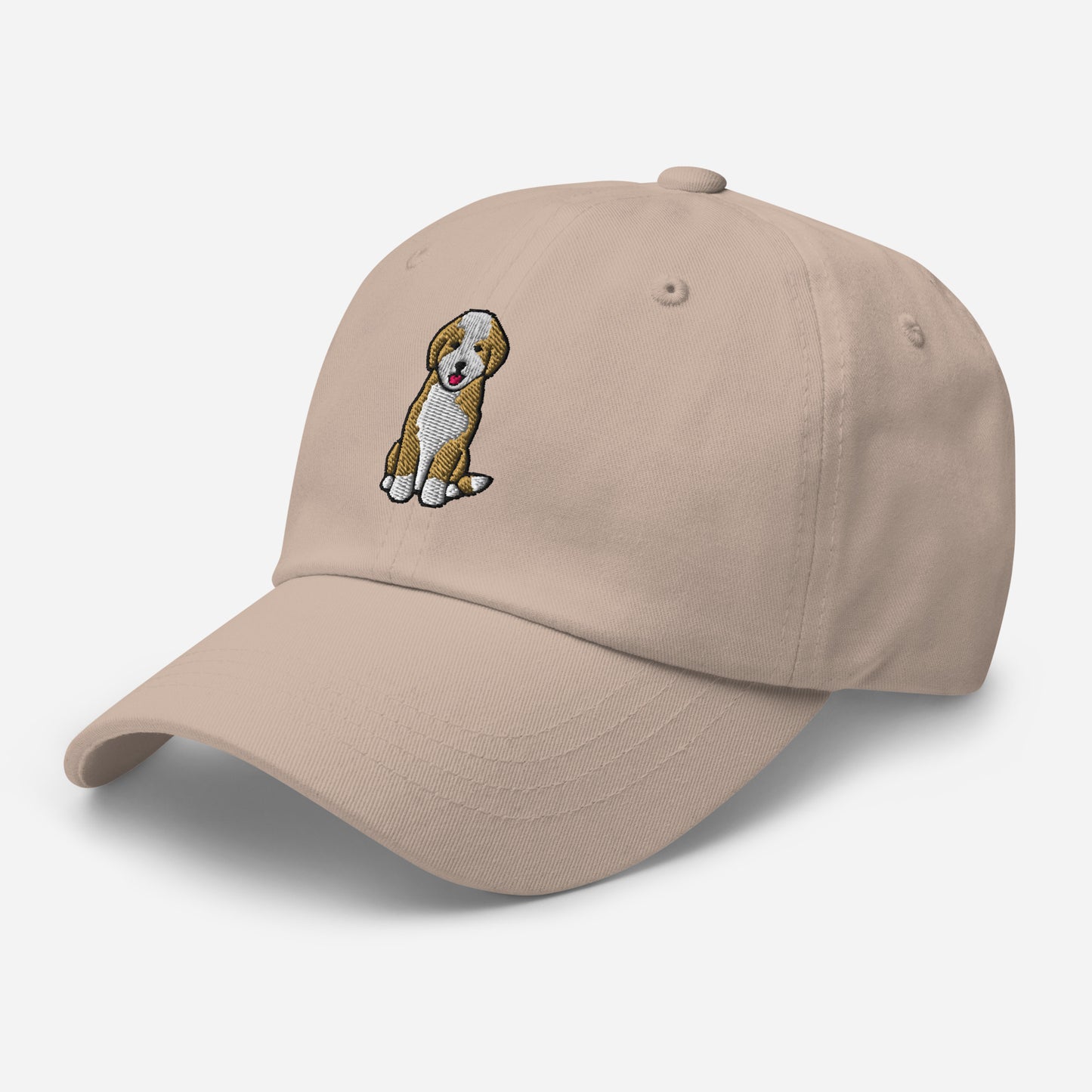 Bernedoodle (Red/Apricot & White) Embroidered Hat
