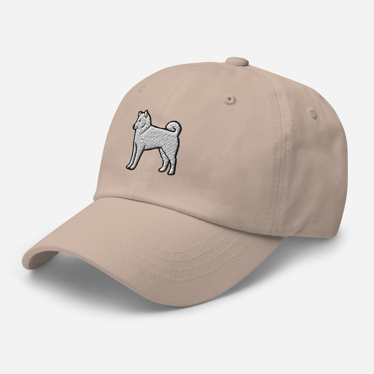Shiba Inu (Cream) Embroidered Hat