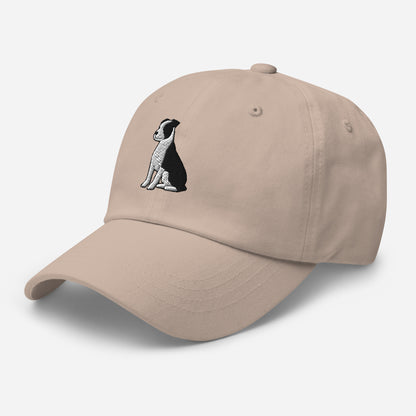 American Staffordshire Terrier (Black & White) Embroidered Hat