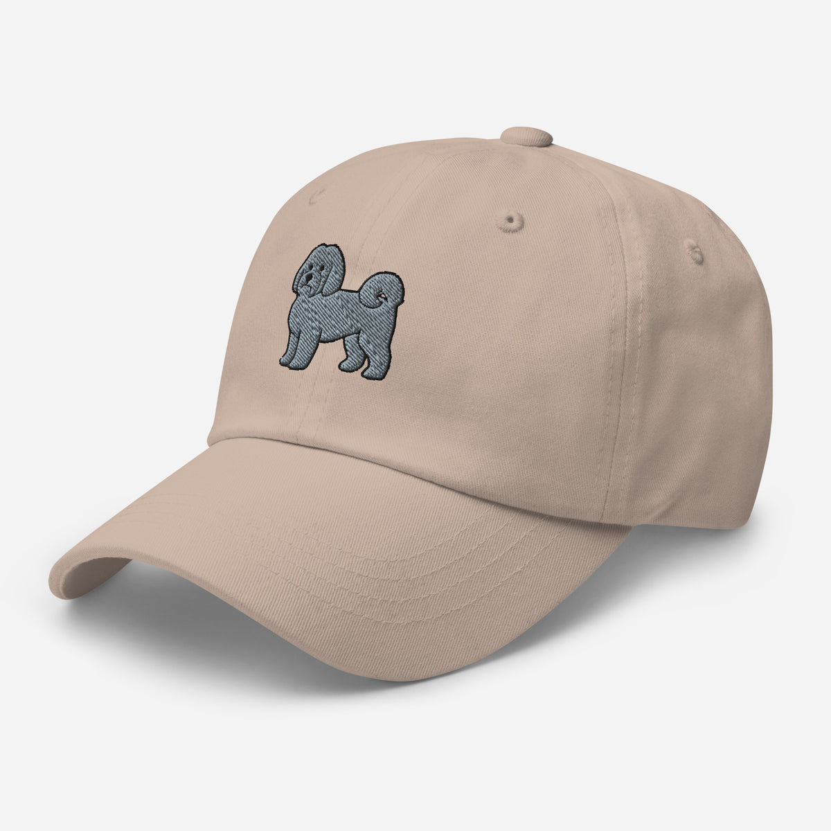 Havanese (Black/Silver) Embroidered Hat
