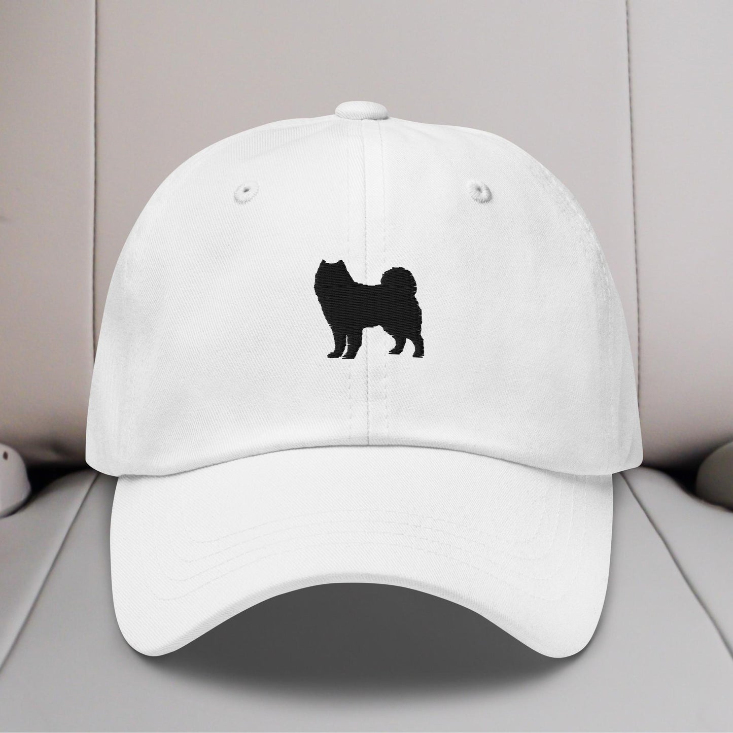 Malamute Silhouette Embroidered Hat