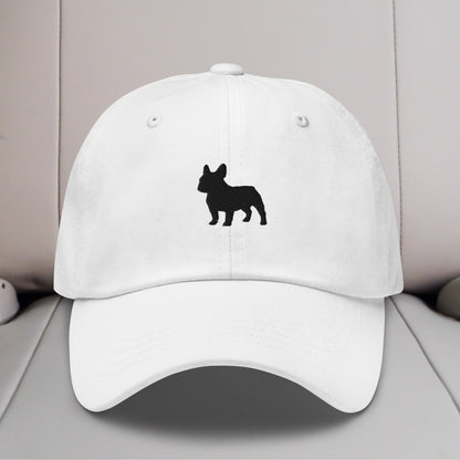 French Bulldog Small Silhouette Embroidered Hat