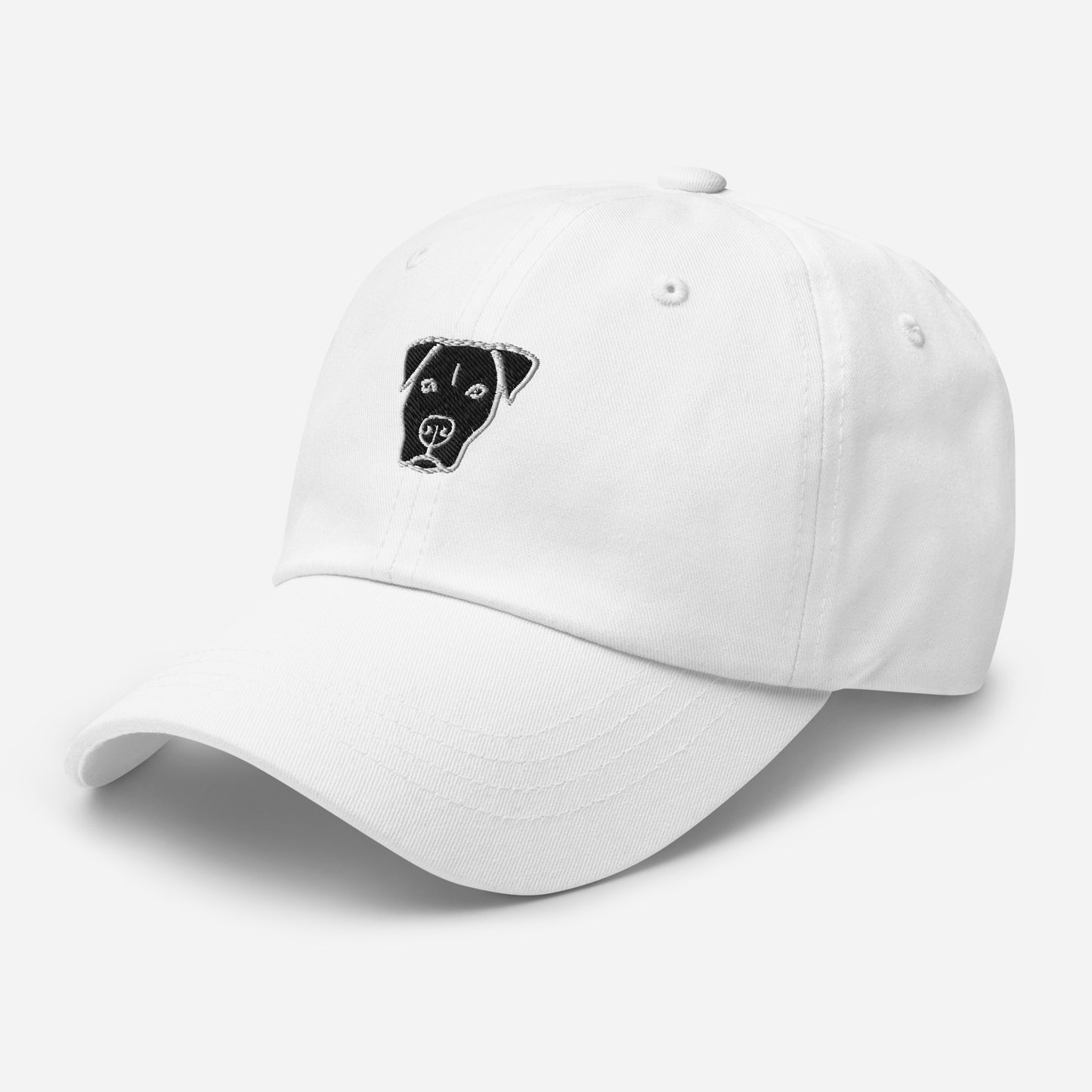 Pittie Head (Black) Embroidered Hat