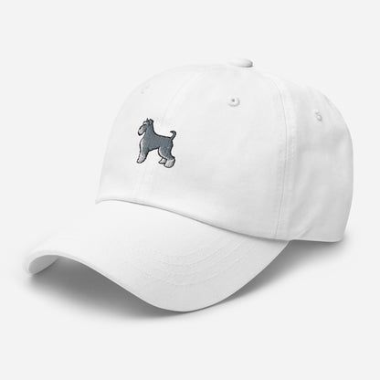Salt & Pepper Schnauzer Embroidered Hat