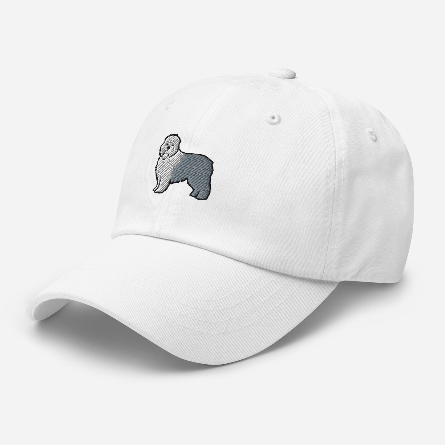 Old English Sheepdog Embroidered Hat