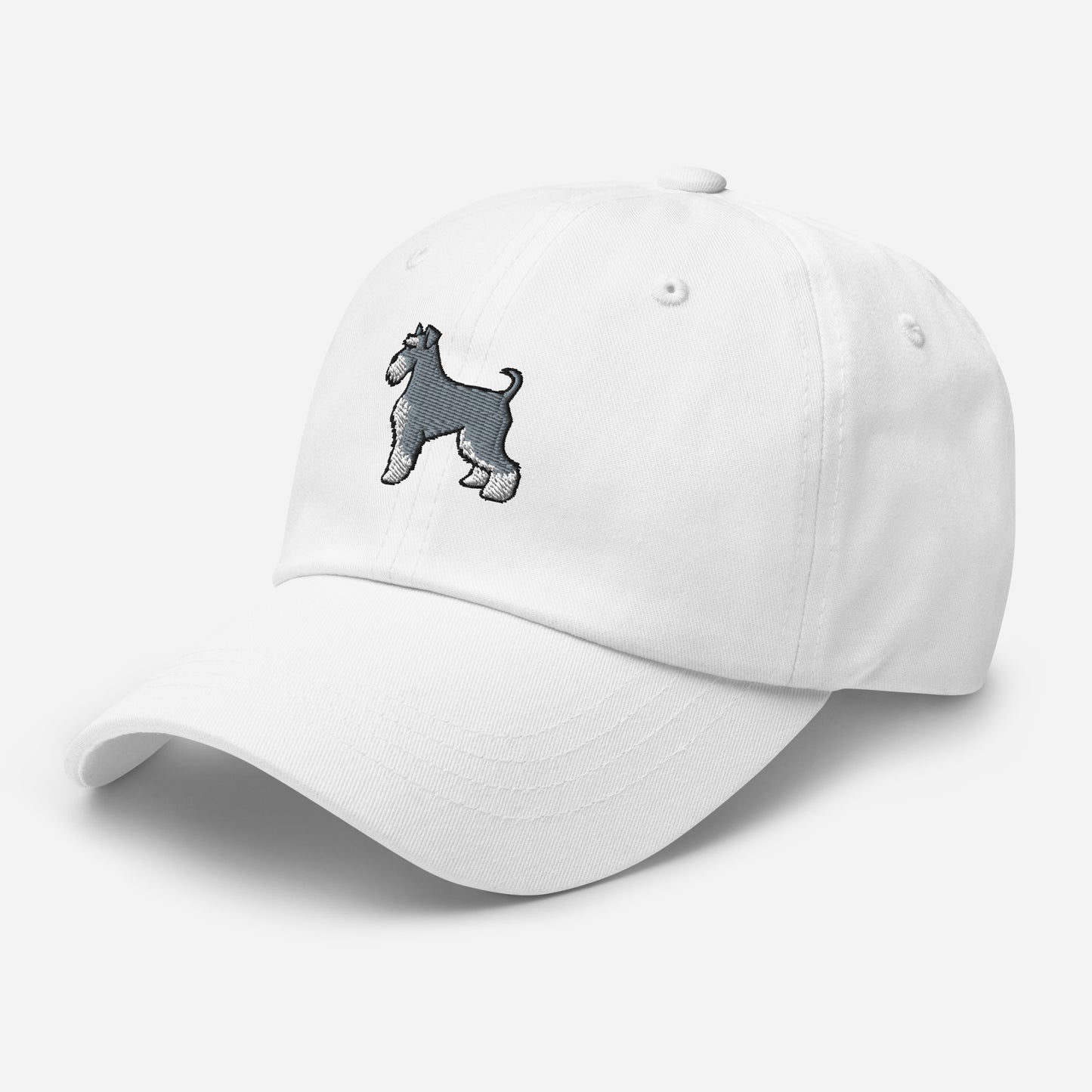 Schnauzer (Salt & Pepper) Embroidered Hat