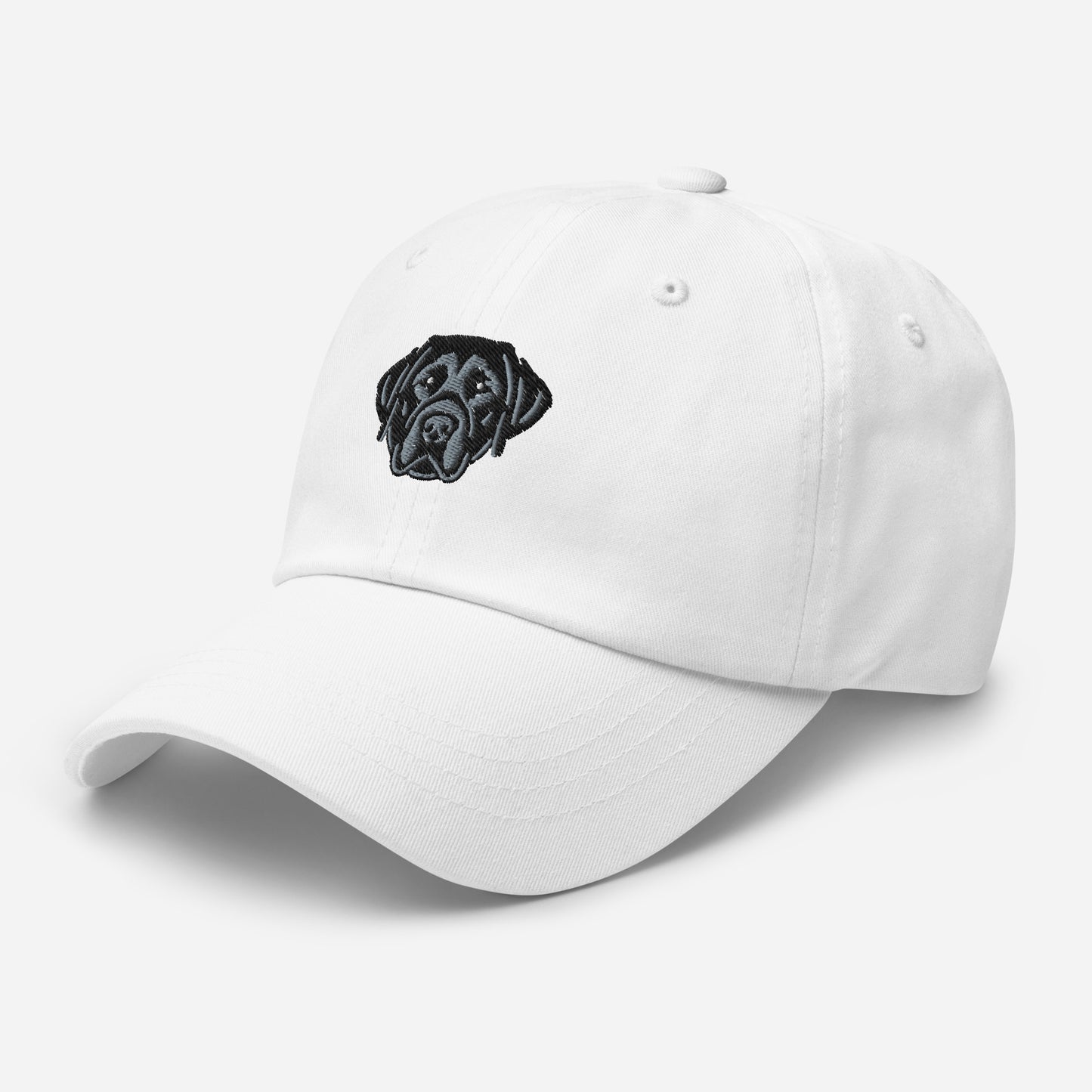 Labrador Retriever Head (Black) Embroidered Hat
