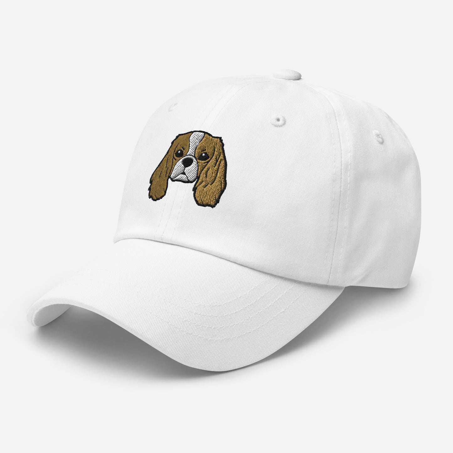 Cavalier King Charles Spaniel Head (Blenheim) Embroidered Hat