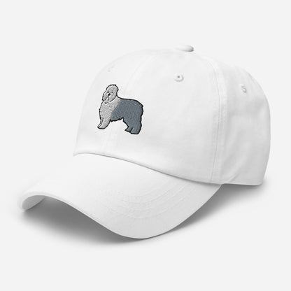 Old English Sheepdog Embroidered Hat