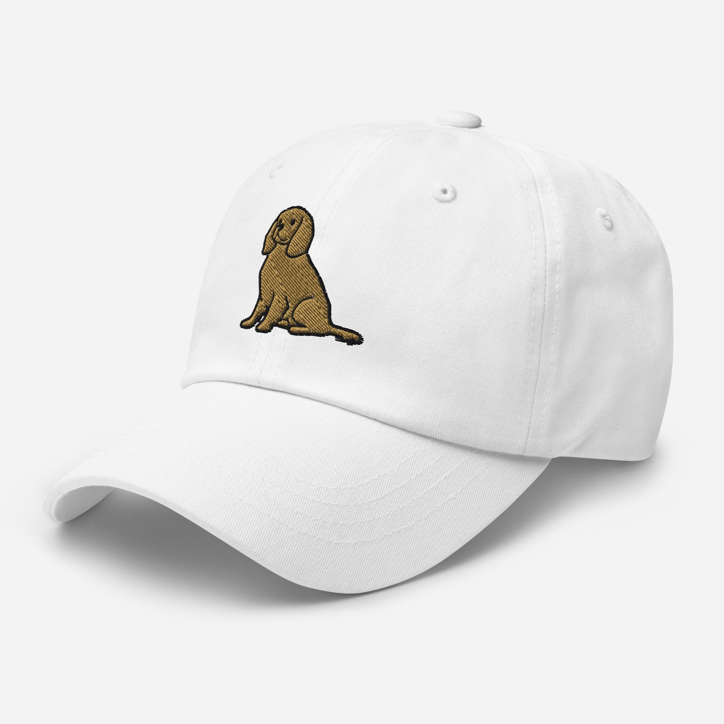 Cavalier King Charles Spaniel Sit (Ruby) Embroidered Hat