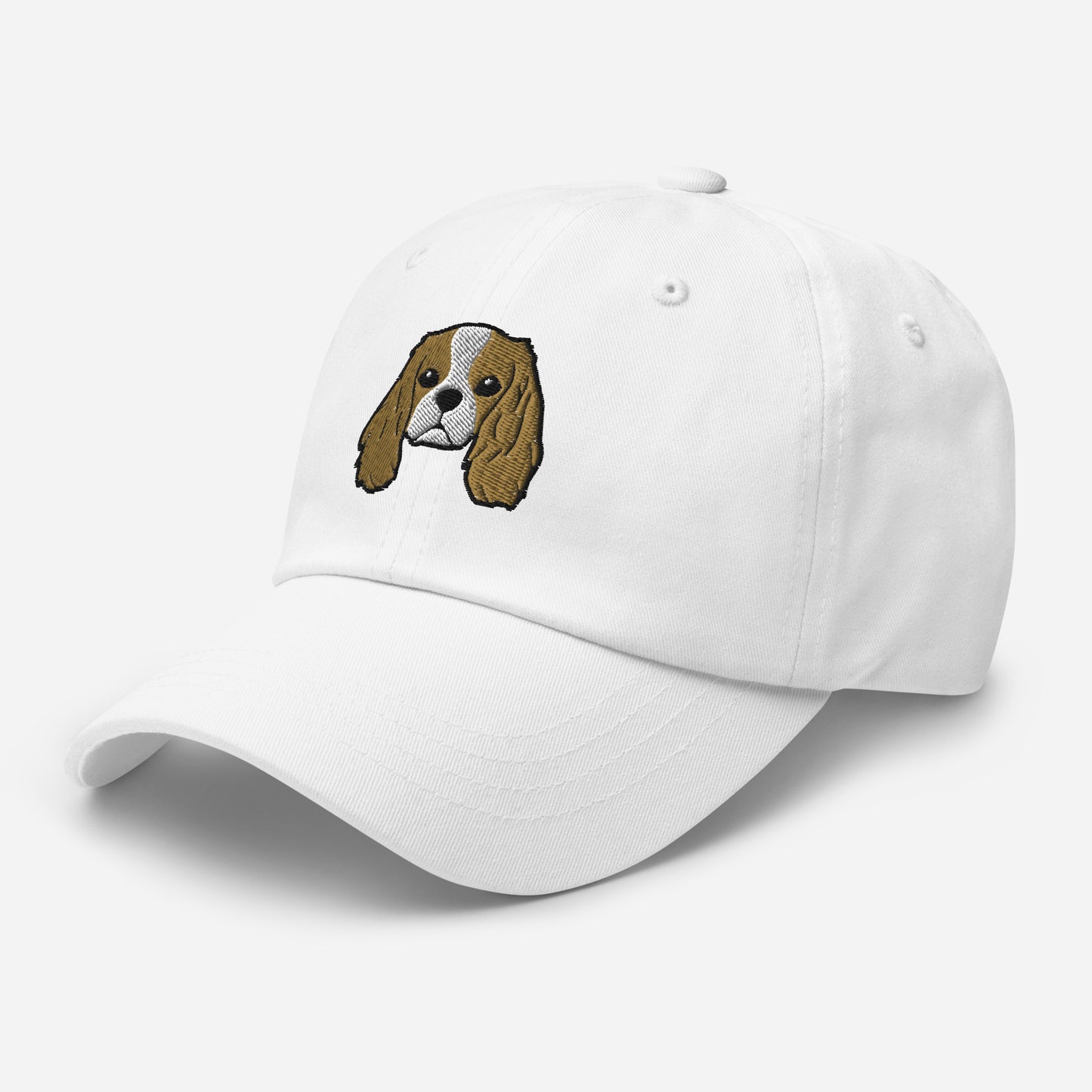 Cavalier King Charles Spaniel Head (Blenheim) Embroidered Hat