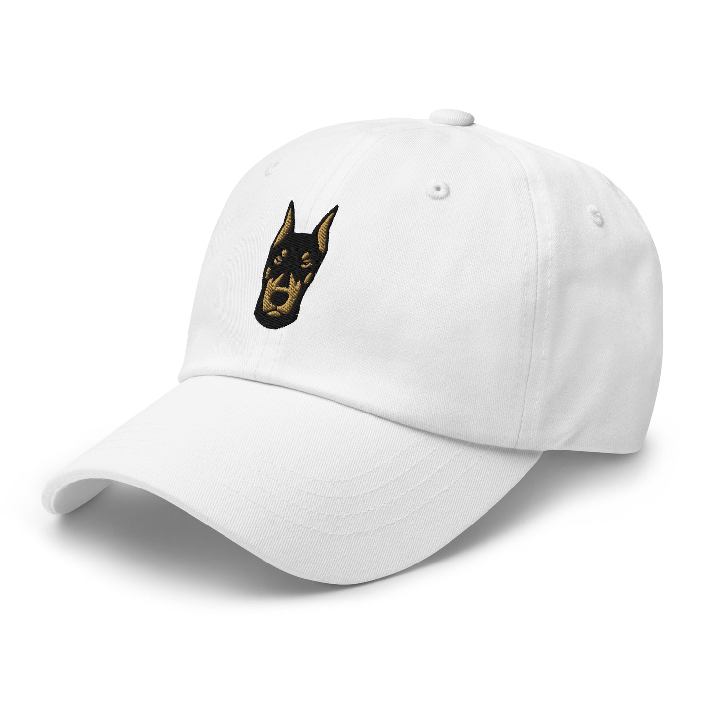 Doberman Head (Cropped) Embroidered Hat
