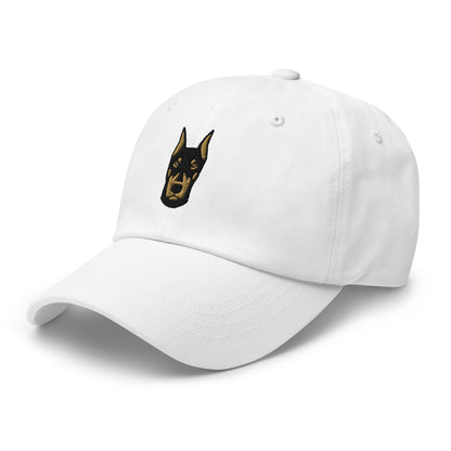 Doberman Head (Cropped) Embroidered Hat