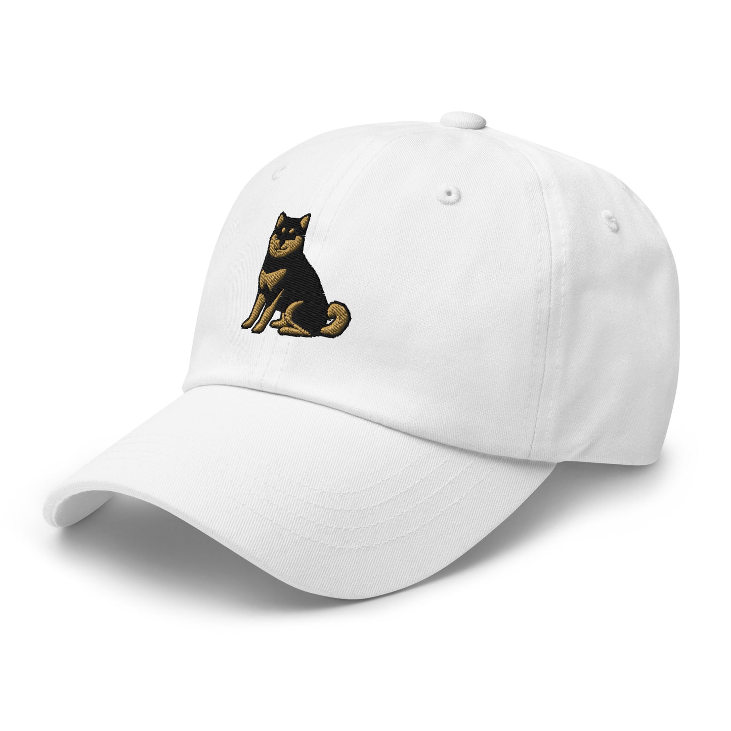 Shiba Inu (Black & Tan) Embroidered Hat