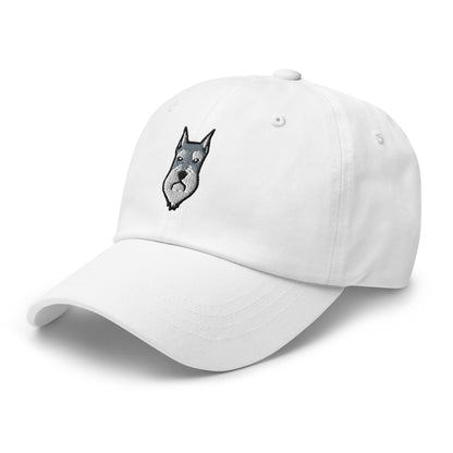 Schnauzer Head (Salt & Pepper - Cropped) Embroidered Hat